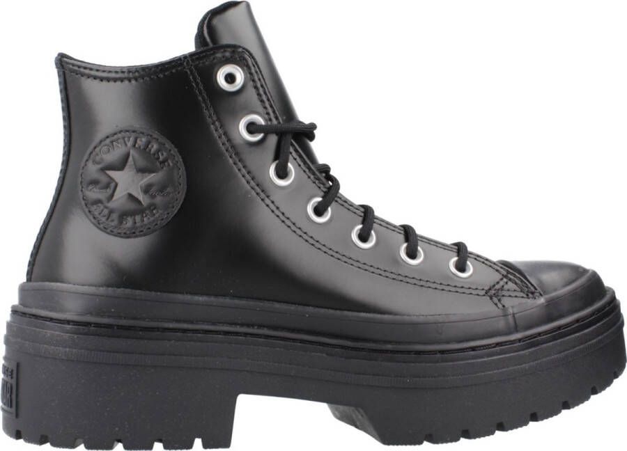 Converse CHUCK TAYLOR ALL STAR LUGGED HEEL LEATHER PLATFORM Zwart