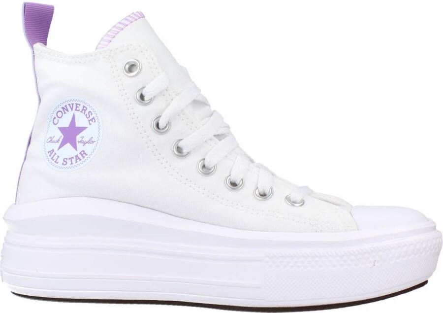 Converse Chuck Taylor All Star Move Platform Fashion sneakers Schoenen white pixel purple white maat: 38.5 beschikbare maaten:38.5