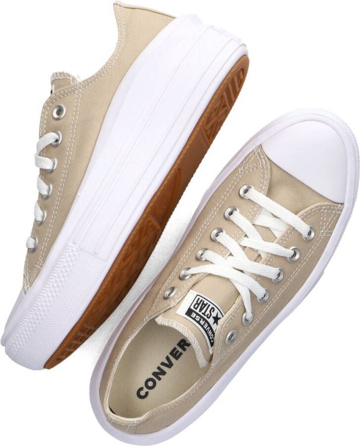 Converse Chuck Taylor All Star Move Low Lage sneakers Dames Beige