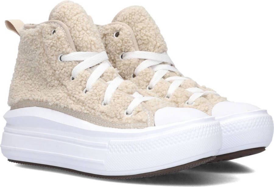 Converse Chuck Taylor All Star Platform Hoge sneakers Meisjes Beige