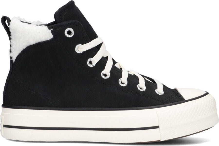 Converse Chuck Taylor All Star Puff Lift Hi Sneakers Dames Zwart