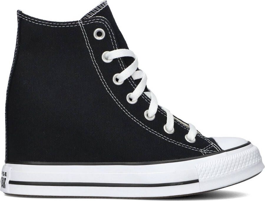 Converse Chuck Taylor All Star Wedge Hi Sneakers Dames Zwart