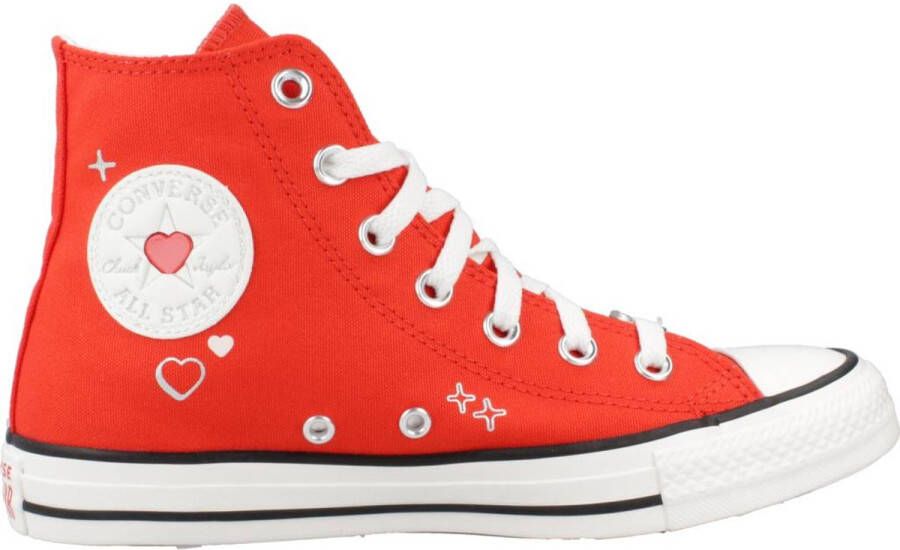 Converse Chuck Taylor All Star Hi Hoge sneakers Dames Rood