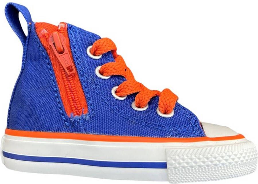 Converse Chuck Taylor Hoog Blauw Oranje - Foto 1