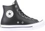 Converse Chuck Taylor All Star Eva Lift Leather Chuck Taylor in zwart formaten: 38.5 - Thumbnail 1