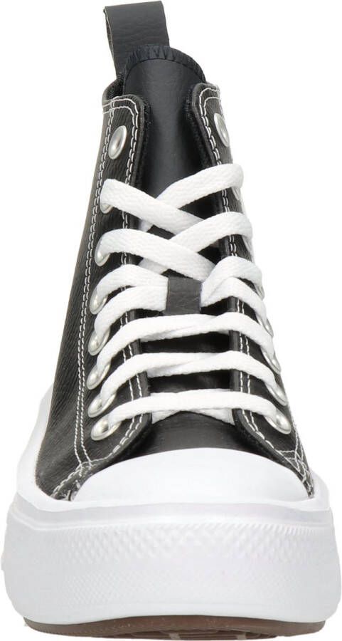 Converse Chuck Taylor All Star Move Platform Leather Fashion sneakers Schoenen black black white maat: 37 beschikbare maaten:37 39 38.5 40