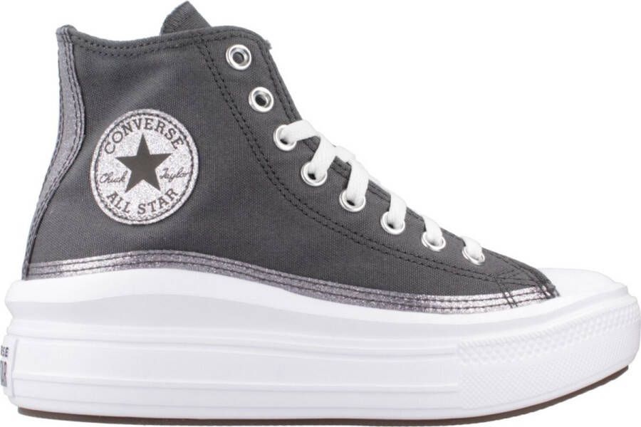 Converse Stijlvolle Hoge Top Sneakers Gray Dames