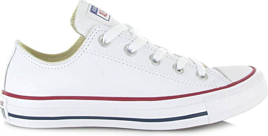 Converse Witte Casual Leren Sneakers oor rouwen White