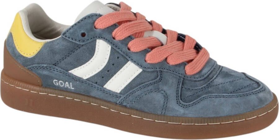 COOLWAY GOAL DENIM-JEANS dames sneakers blauw