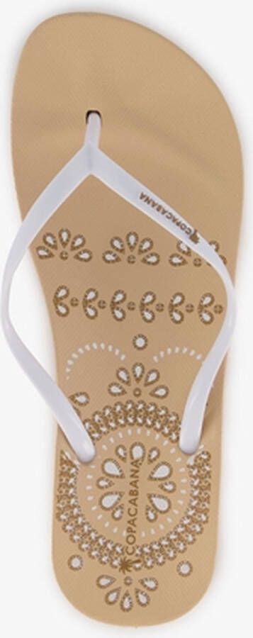 Copacabana dames teenslippers beige