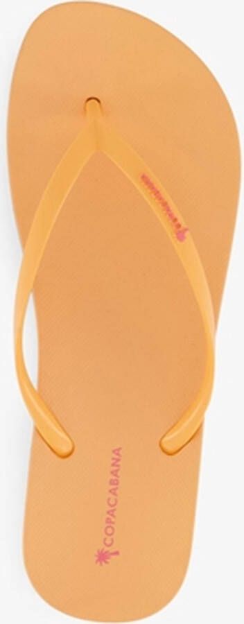 Copacabana dames teenslippers oranje