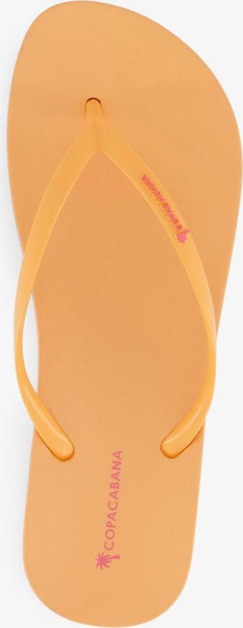 Copacabana dames teenslippers oranje