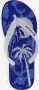 Copacabana kinder teenslippers blauw met print - Thumbnail 2