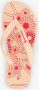 Copacabana kinder teenslippers met bloemenprint Roze - Thumbnail 1