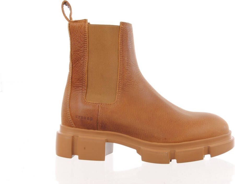 Copenhagen Dames biker boots cognac