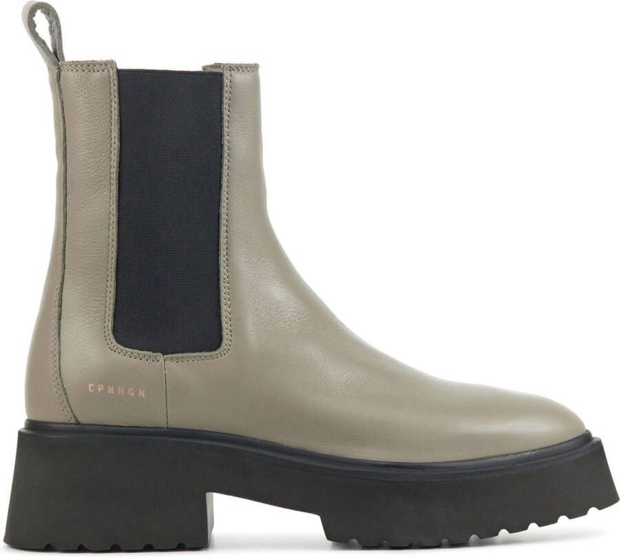 COPENHAGEN STUDIOS Chelsea Boots Dames Cph683 Maat: 42 Materiaal: Leer Kleur: Taupe