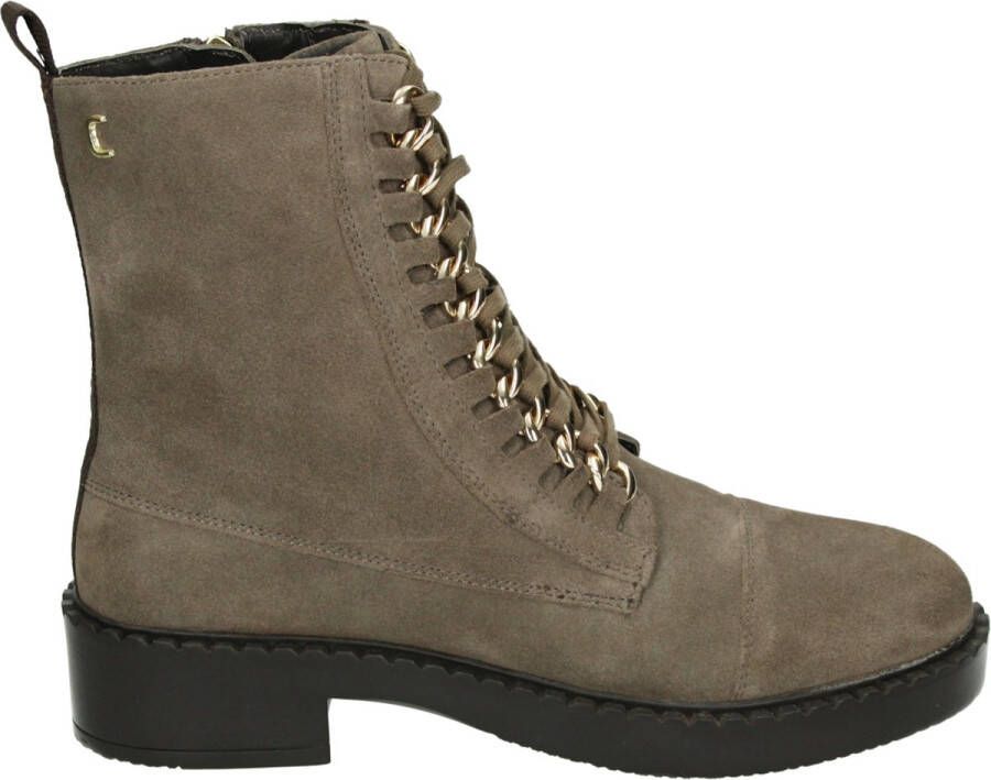 Copenhagen Shoes NEW ROCK SUEDE CS8264 VeterlaarzenHoge sneakersDames veterschoenenHalf-hoge schoenen Taupe