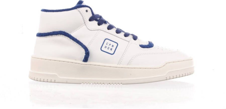 Copenhagen Studios Copenhagen hoge sneaker Boralis wit blauw