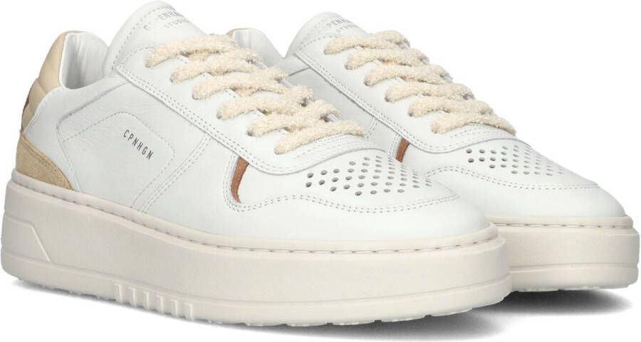 COPENHAGEN STUDIOS Lage Sneakers Dames Cph76 Maat: 41 Materiaal: Leer Kleur: Wit