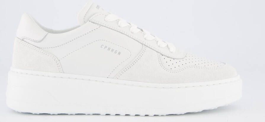 COPENHAGEN STUDIOS Lage Sneakers Dames Cph77 Maat: 37 Materiaal: Leer Kleur: Wit