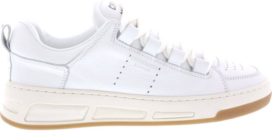 COPENHAGEN STUDIOS Lage Sneakers Dames Cph213 Maat: 39 Materiaal: Leer Kleur: Wit