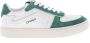 Copenhagen Studios Wit Groen Leren Dames Sneakers White Dames - Thumbnail 2