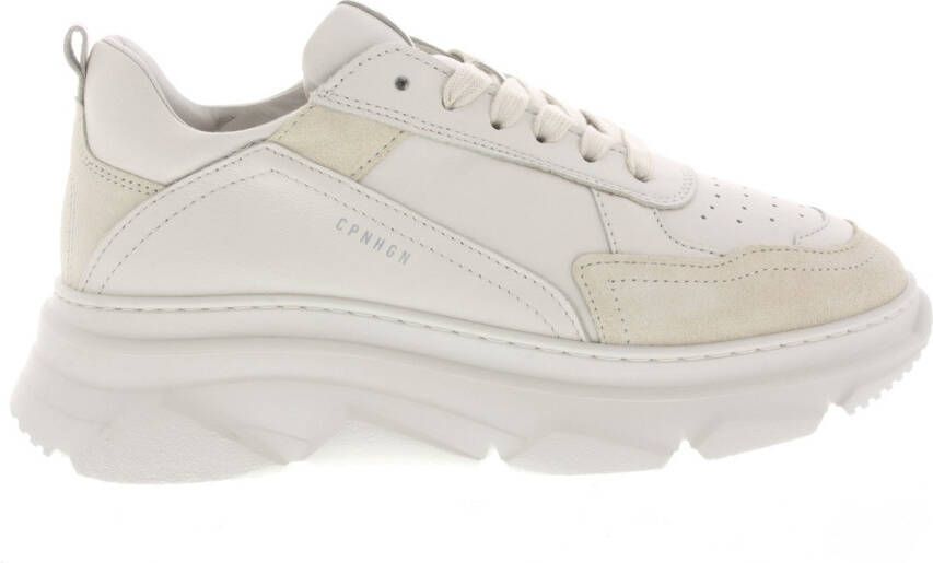 COPENHAGEN STUDIOS Lage Sneakers Dames Cph46 Maat: 41 Materiaal: Leer Kleur: Beige