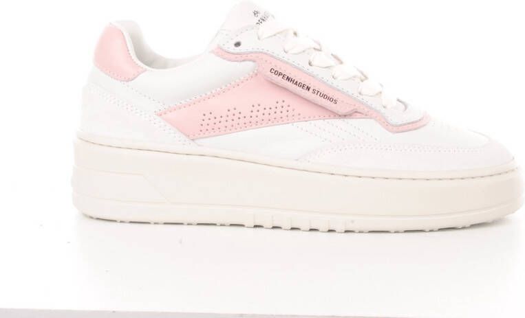 Copenhagen Shoes Roze Sneakers voor Vrouwen White Dames