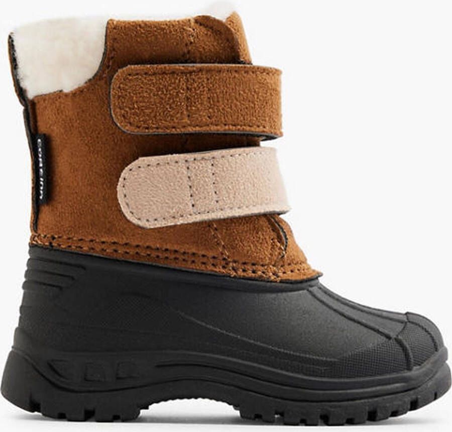 Cortina snowboots zwart cognac