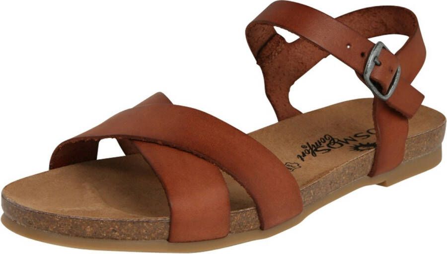 COSMOS COMFORT sandalen met riem Kastanjebruin