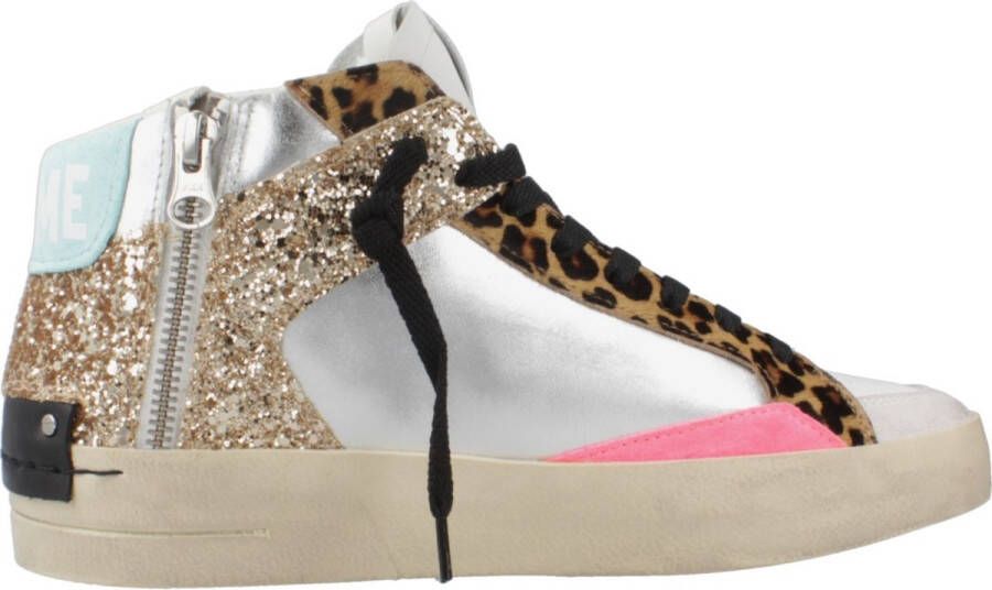 Crime London SK8 Mid Glitter Schoenen Multicolor Dames