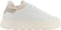 Crime London Dames Leren Sneakers Herfst Winter Collectie White Dames - Thumbnail 1