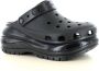 Crocs Zwarte rubberen zool damessandalen Black Dames - Thumbnail 1