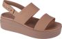 Crocs Sleehaksandaaltjes Brooklyn Low Wedge zomerschoen sandaal keilhak met modieuze plateauzool - Thumbnail 1