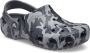 Crocs Classic Spray Camo Kids Clog 207594-097 voor een Zwart Slippers - Thumbnail 1