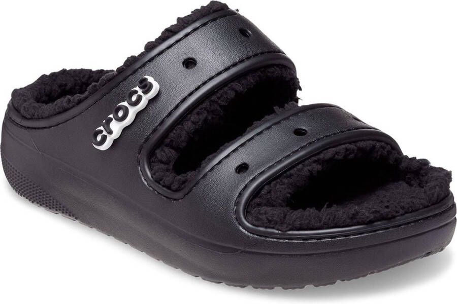 Crocs Classic Cozzzy Sandal Volwassenen Slippers Zwart Zwart