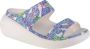 Crocs Classic Crush Butterfly Sandalen White Multi Heren - Thumbnail 1