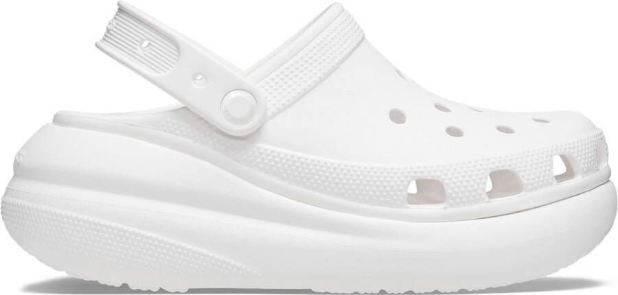 Crocs Classic Crush Sandalen & Slides white maat: 36 37 beschikbare maaten:36 37 38 39 40