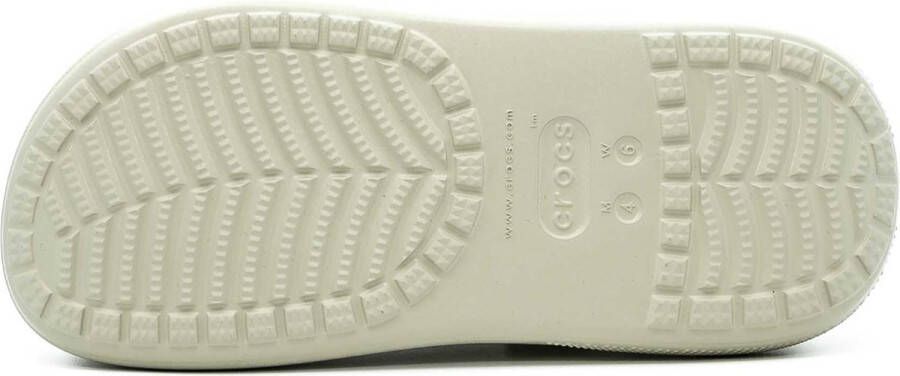 Crocs Beige Platform Klomp met Croslite Materiaal Beige