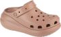 Crocs Classic Crush Clog 207521-2Q9 Vrouwen Bruin Slippers - Thumbnail 1