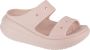 Crocs Classic Crush Sandal 207670-6UR Roze Slippers - Thumbnail 1