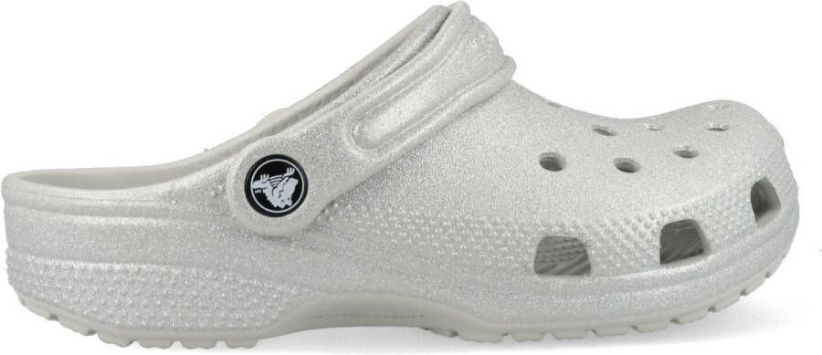 Crocs Classic Glitter Clog Unisex Kids 206993-0IC Zilver-32 33