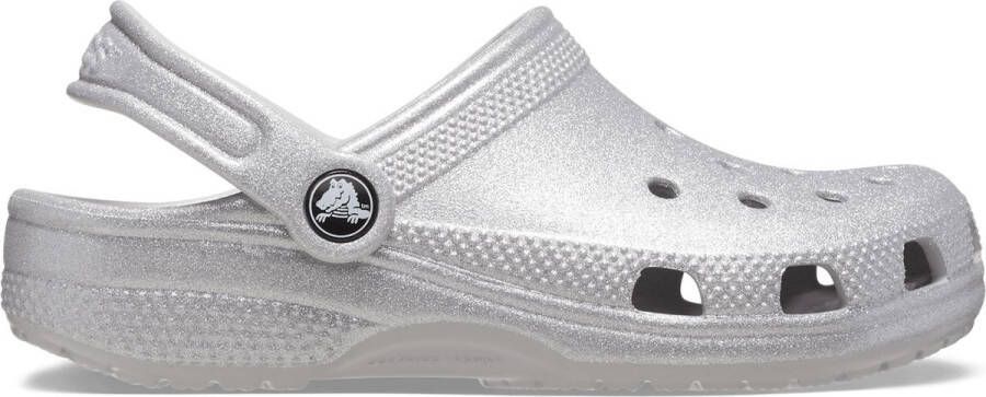 Crocs Classic Glitter Clog Unisex Kids 206993-0IC Zilver-33 34