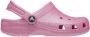 Crocs Kid's Classic Glitter Clog Sandalen maat C10 roze - Thumbnail 3