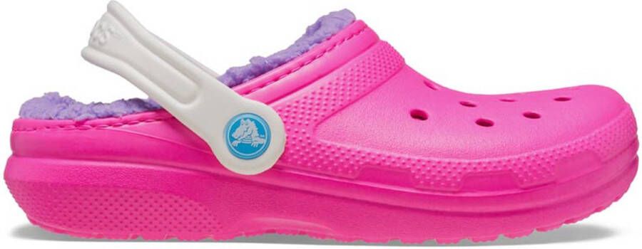 Crocs Kid's Classic Lined Clog Pantoffels maat C11 roze