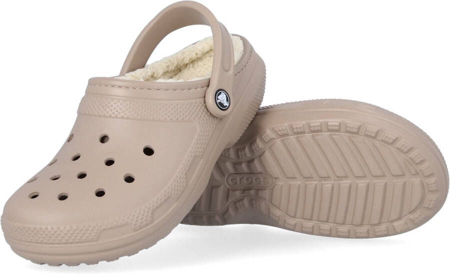 Crocs Classic Lined Clog Sandalen maat M10 W12 bruin