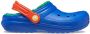 Crocs Kid's Classic Lined Clog Pantoffels maat C13 blauw - Thumbnail 4