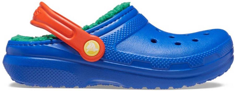 Crocs Kid's Classic Lined Clog Pantoffels maat C13 blauw