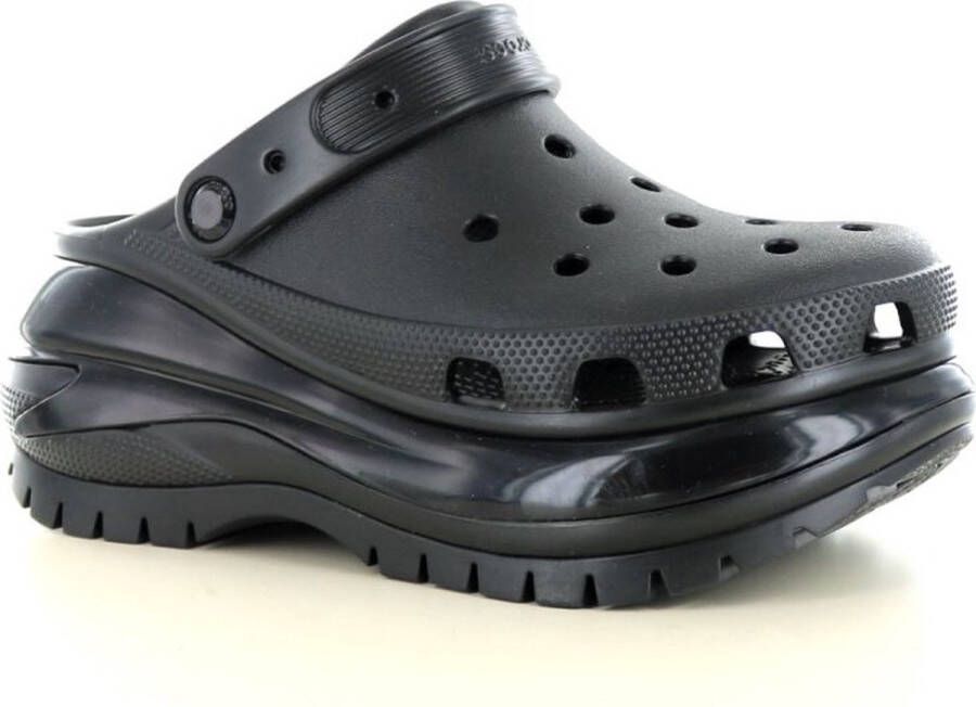 Crocs Zwarte rubberen zool damessandalen Black Dames