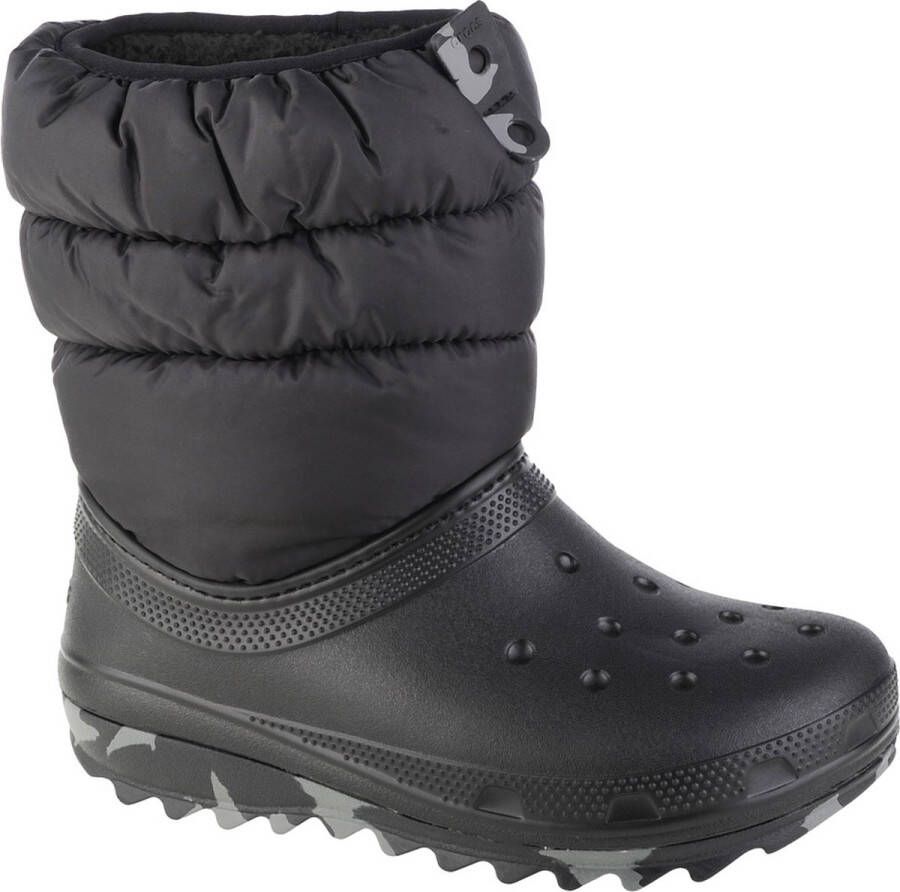 Crocs Classic Neo Puff Boot Kids 207275-001 voor een jongen Zwart Sneeuw laarzen